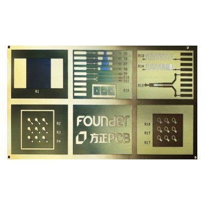 Buried resistance plate